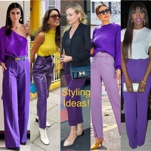 Alfred Dunner, stand out in these gorgeous purple pants offering style & comfort